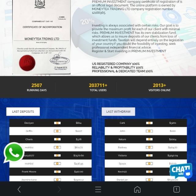 PREMIUM INVESTMENT UK👍 WhatsApp Group