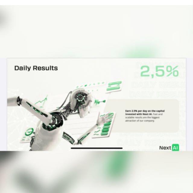 Next-Ai 2.5% Daily✔️ WhatsApp Group